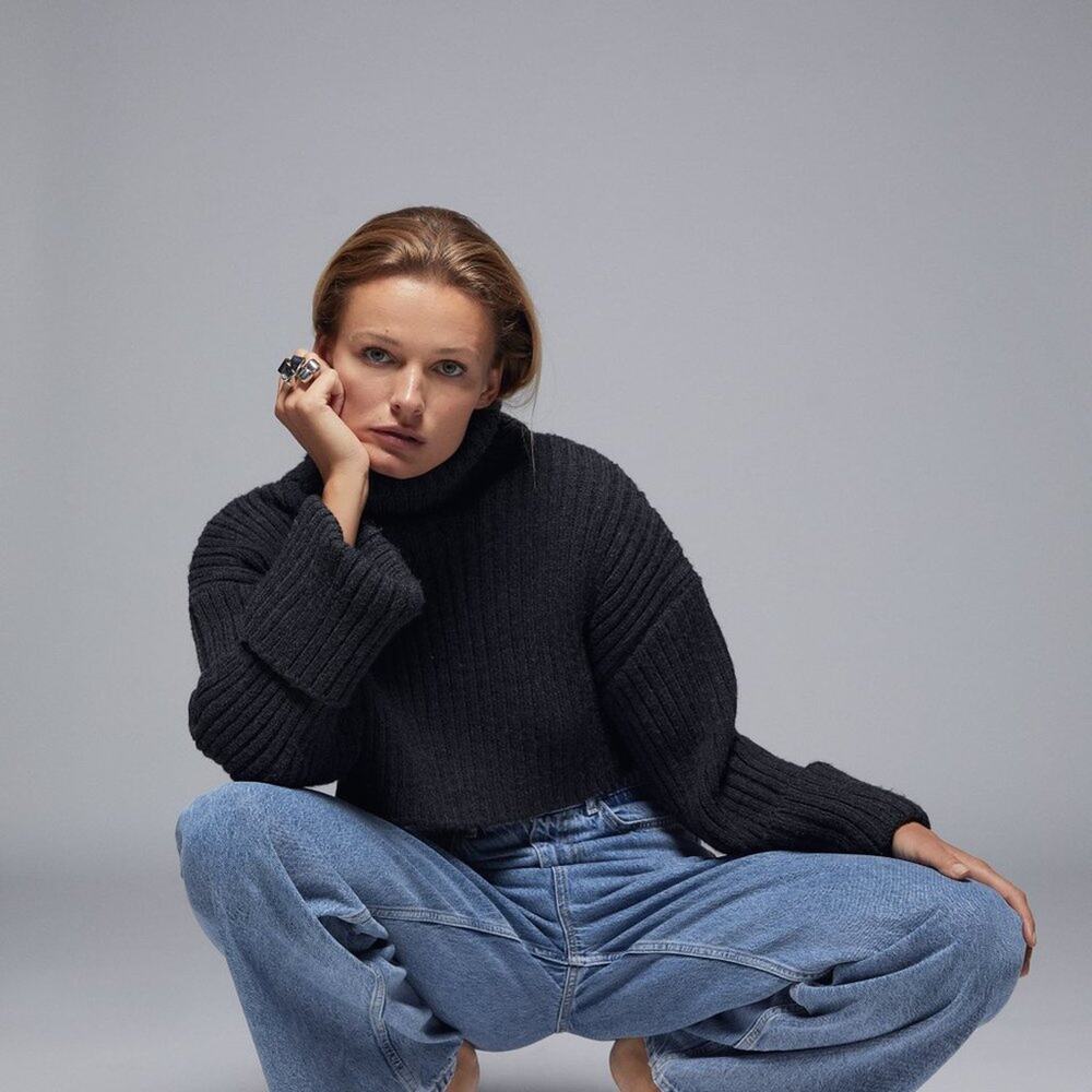 NEW ZARA BAGGY WIDE LEG JEANS - Picture 10 of 15